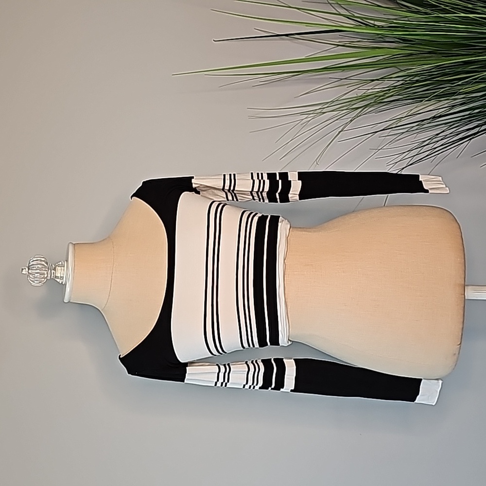 Nadia Tarr Cropped Long Sleeve Top